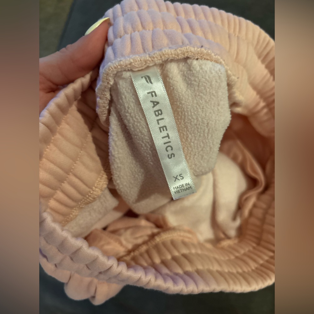Fabletics Light Pink Kids Drawstring Joggers - image 2